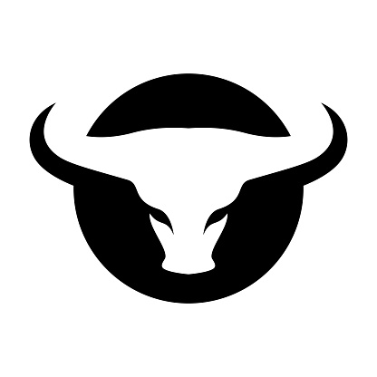 Bull head logo images illustration design