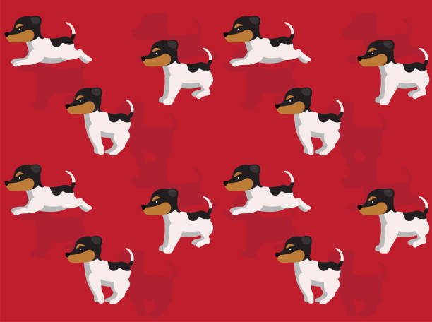 istock Cartoon Dog Brazilan Terrier Seamless Wallpaper Background 1366170398