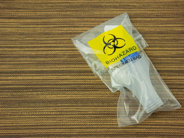 istock The  Antigen Test Kit in biohazard garbage for medical or sci concept 1366170438
