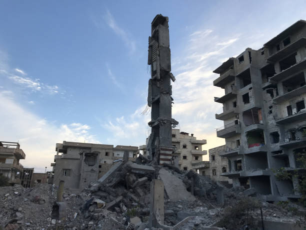 istock Destruction in the city of Raqqa 1366173366