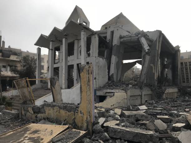 istock Destruction in the city of Raqqa 1366174354