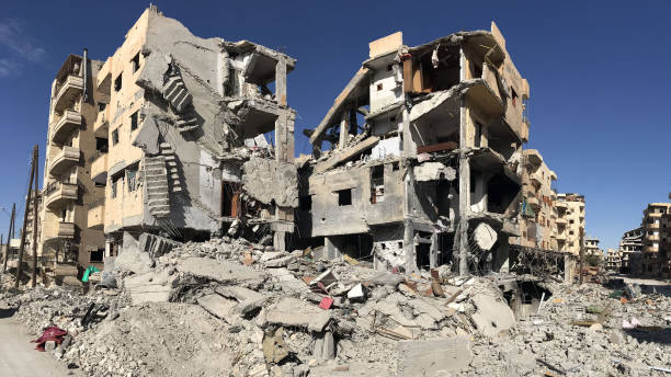 istock Destruction in the city of Raqqa 1366174356