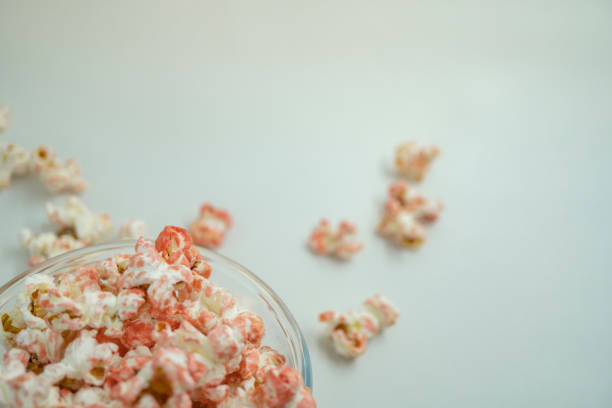 istock Close up of pop corn on the bowl with negative space. 1366186249