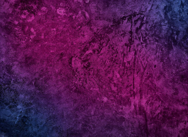 istock dirty gradient plaster blue and purple concrete wall texture used as background. old grungy texture, dark blue and violet stained concrete background. texture of fantasy decorative stucco or cement. 1366189162