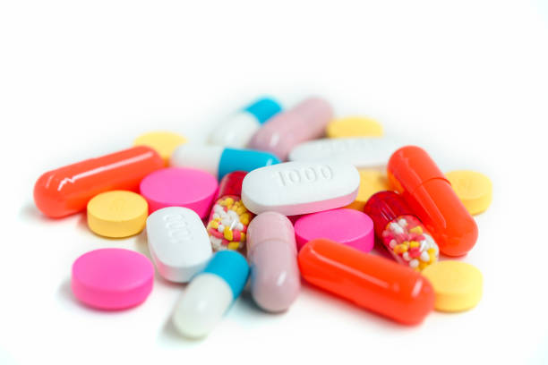istock colorful of medicine capsule. 1366193034