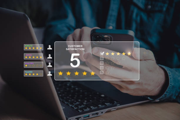 istock The best excellent business services rating customer experience concept 1366195862