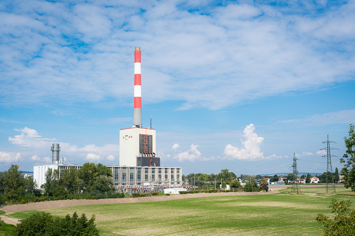 Korneuburg Caloric Power Plant in Lower Austria. Historic energy source for the Weinviertel region.