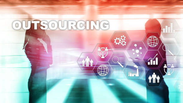 istock Outsourcing Human Resources. Global Business Industry Concept. Freelance Outsource International Partnership 1366206384