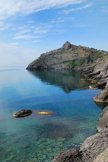 istock Pointed cape Kapchik on the Crimean coast. 136620642