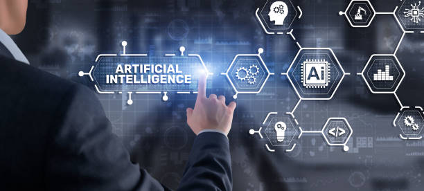 istock Artificial Intelligence Nanotechnologies Business Technologies concept. Futuristic background 1366206439