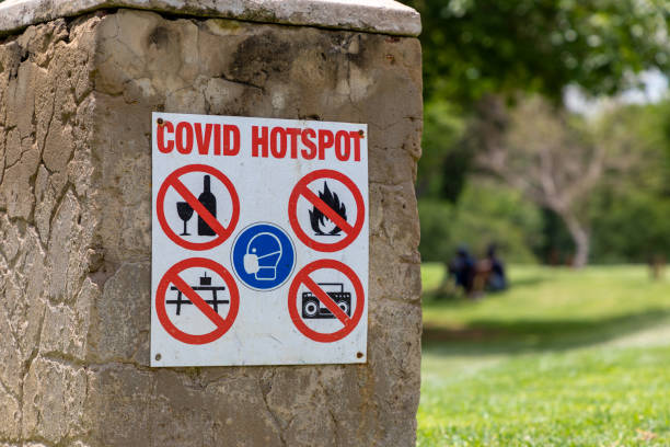 istock Covid Hotspot sign 1366213940