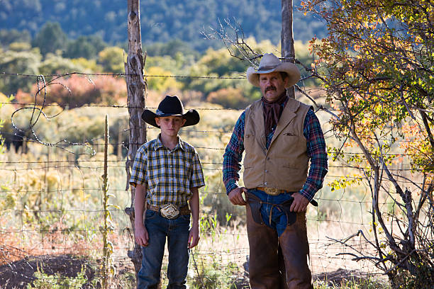 istock Two Generations of Cowboys 136621663