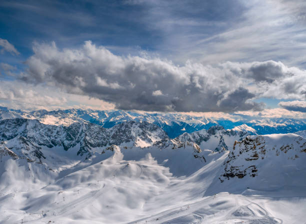 istock View from the Zugspitze, Germany, Bavaria 1366219901