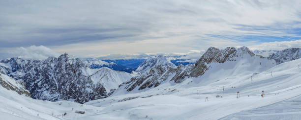 istock View from the Zugspitze, Germany, Bavaria 1366220278