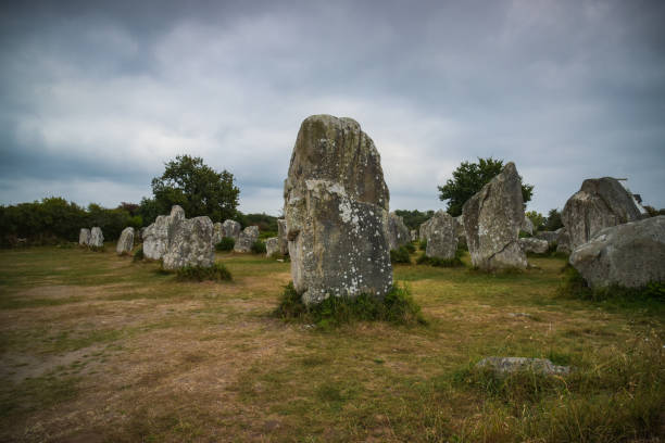 istock view on the megaliths of Herdeven 1366221722