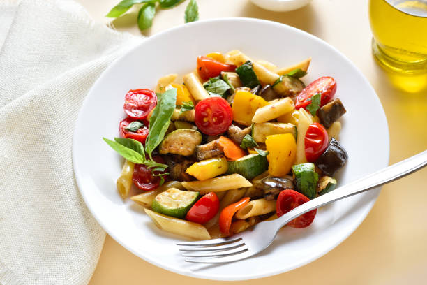 istock Ratatouille pasta salad 1366227830