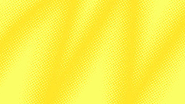 istock Bright lime yellow pop art background in retro comics book style. Cartoon superhero background for your message, vector illustration eps10 1366228929