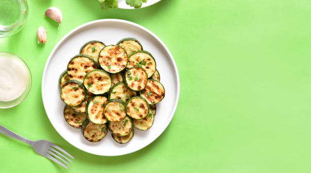 Abobrinha Grelhada com Coalhada e Especiarias - receita deliciosa profissional - passo 3