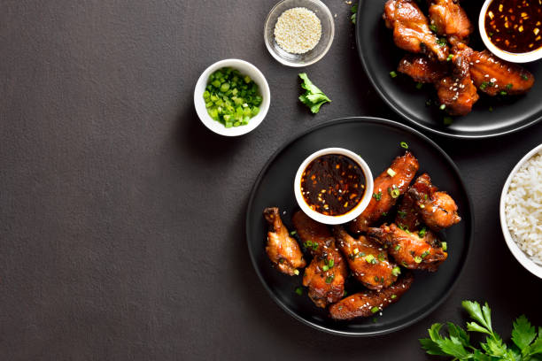 istock Honey-soy chicken wings 1366230613