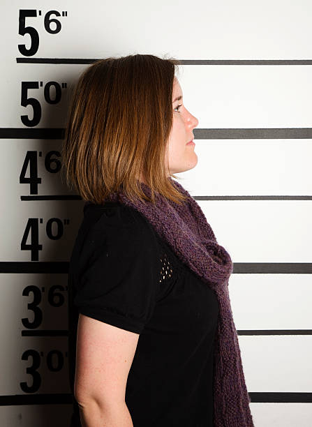 istock Mugshot of a Woman 136623224