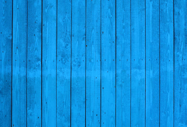 istock Wooden blue boards. Vertical view. Close-up. Background. Texture. 1366238723
