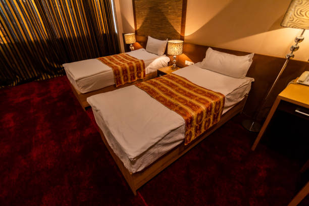 istock Standard Twin Room in hotel 1366246824