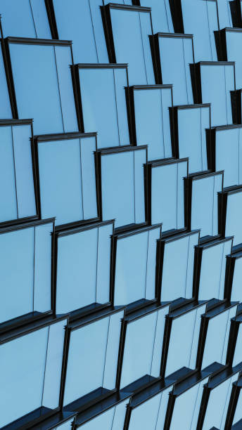 istock Exterior of Skyscraper, Windows of Office Building 1366248327