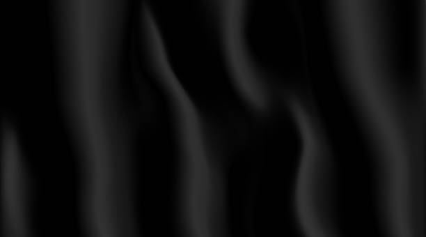 istock Abstract background in the form of crumpled tissue. Black waving texture for black friday sale banner. Vector illustartion. 1366248351