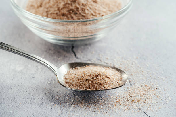 istock Psyllium husk dietary fiber supplement 1366248388