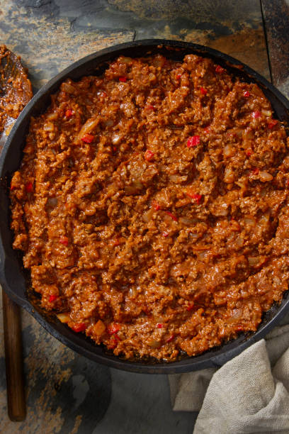 istock Preparing Tatar Tot Sloppy Joe Casserole 1366260200