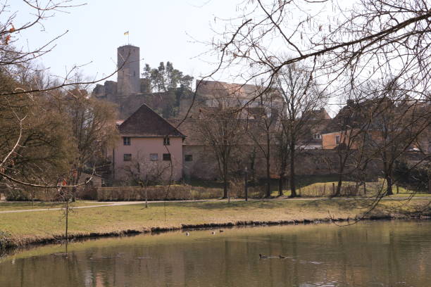 istock Sunny spring day in Hilpoltstein in Bavaria 1366267295
