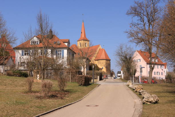 istock Sunny spring day in Hilpoltstein in Bavaria 1366267665