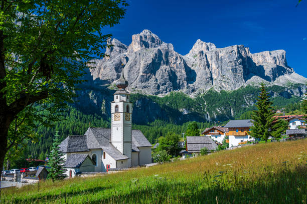 istock Church in Colfosco, Val Badia 1366269122