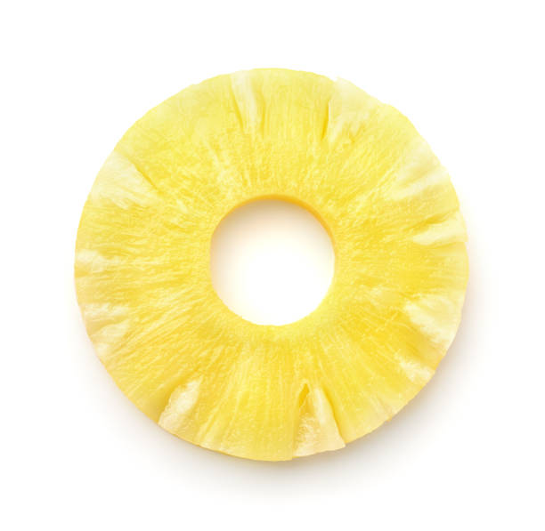 istock Top view of pineapple slice 1366269716