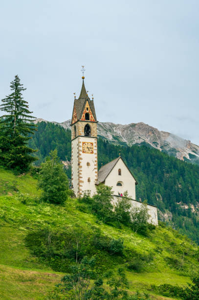istock Saint Barbara Church in La Val 1366270287