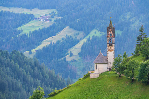 istock Saint Barbara Church in La Val 1366270372