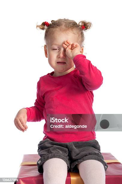 Unhappy Tired Little Girl Stock Photo - Download Image Now - 2-3 Years, Blond Hair, Child