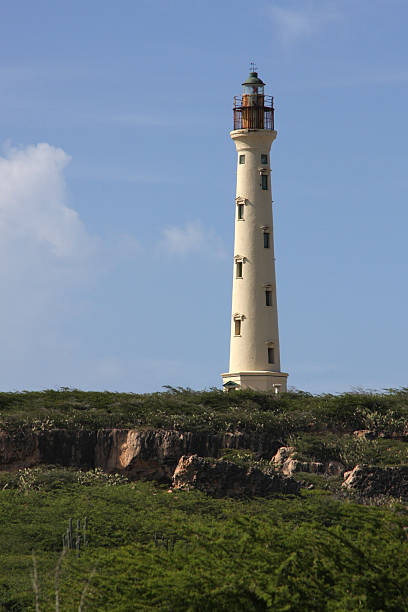 California Lighthouse – Aruba stock photo