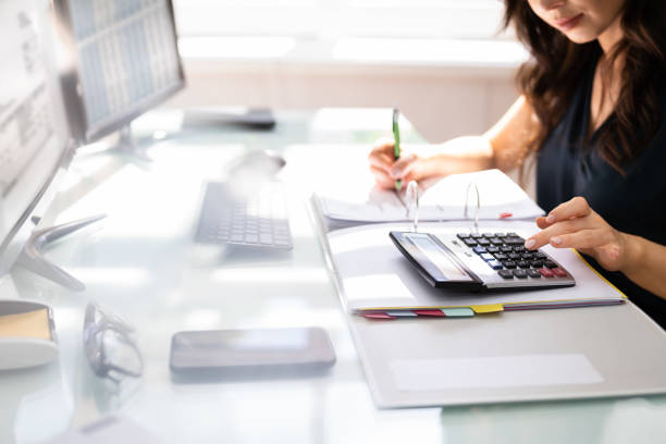 istock Tax Accountant Ledger Public Record 1366274476
