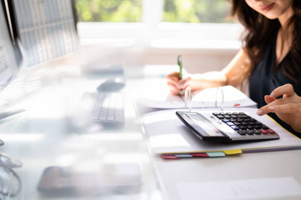 istock Tax Accountant Ledger Public Record 1366274487