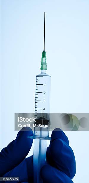 5ml Syringe Needle Stock Photo - Download Image Now - Blue, Dose, Healthcare And Medicine