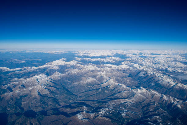 Panoramic view of European Alps