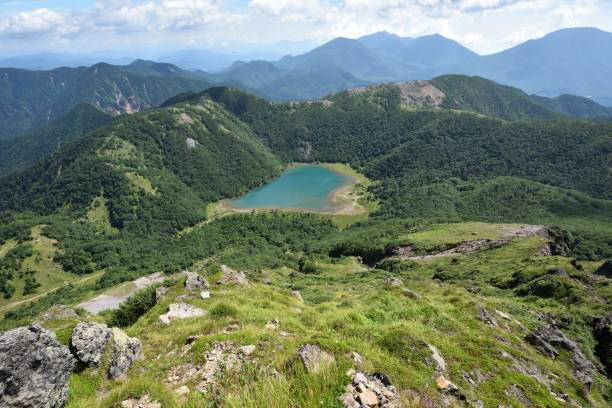 istock Climbing from Marunuma to Mount Shirane, Tochigi, Japan 1366282473