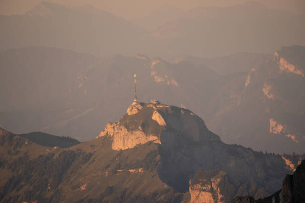 istock Swiss mountains - monumental rock formations in the Alps 1366282546