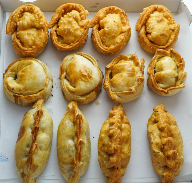 istock Several South American empanadas filled with meat and chicken 1366286134