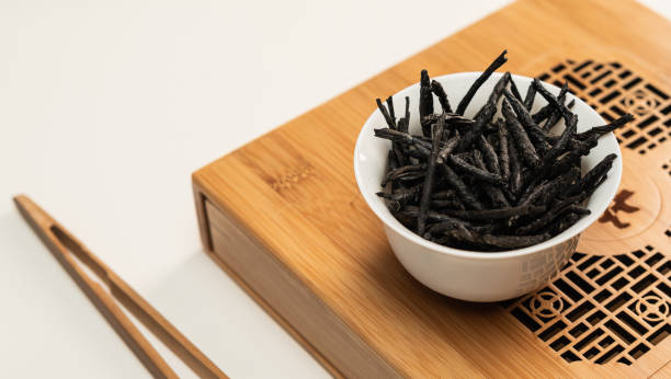 textured tea on the tea table in gaivani textured tea on the tea table in gaivani tao of herbs pictures stock pictures, royalty-free photos & images