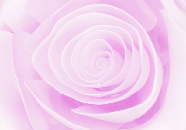 istock Elegant light pink rose background, 3d rendered 1366296746