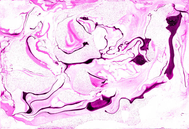 istock Bright Textured Dyed Background, Background Pattern . Pink Grunge Ink Watercolor, Mixed Paint Fluid, Magenta Valentine Paint  ,Magenta Artistic Oriental Paintbrush. 1366296879