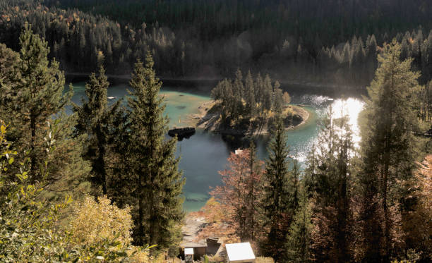 istock Caumasee in Grisons seen from above 1366297966