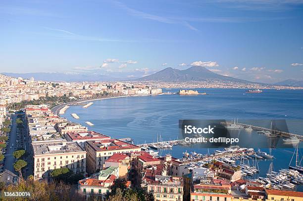 Gulf Of Naples Stock Photo - Download Image Now - Building Exterior, Campania, City